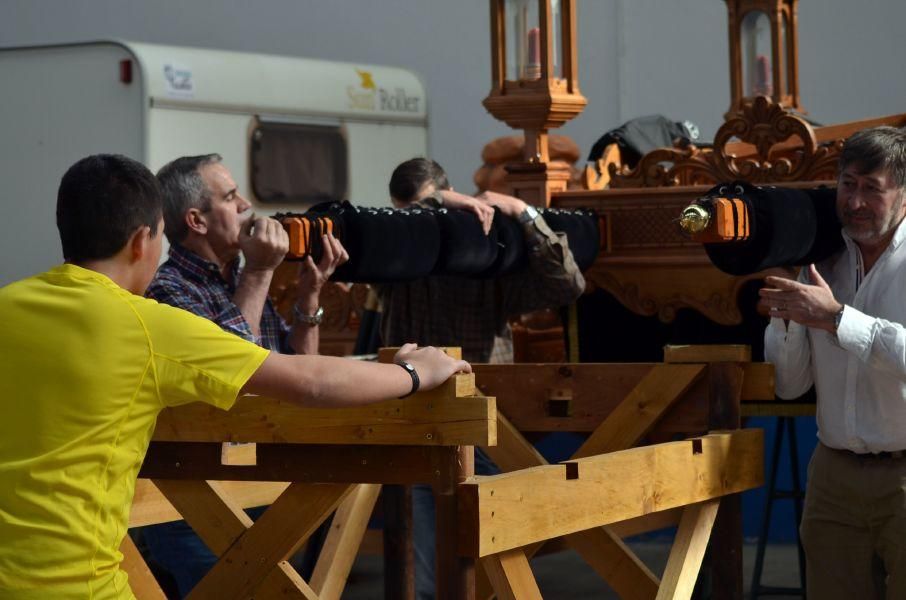 Semana Santa en Benavente: Preparativos de las cof