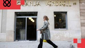 La Granja Vendrell y sus inconfundibles letras art déco.