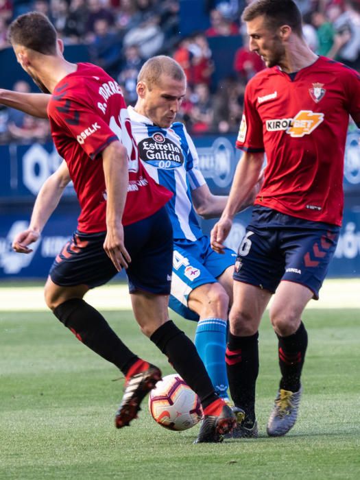 El Dépor cae ante Osasuna