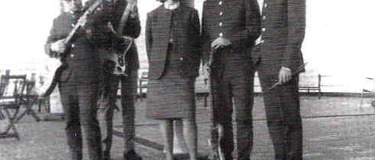 Los Rangers: Pedro Losada, José Jaime Martínez, Manolita Álvarez, José Gabino y José M. Alonso Melero.