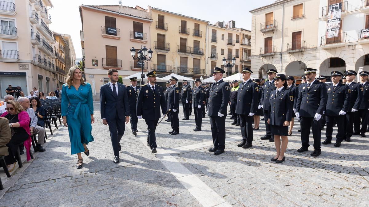 Acto del Dia de la Policía Local de Gandia y reconocimiento a los agentes