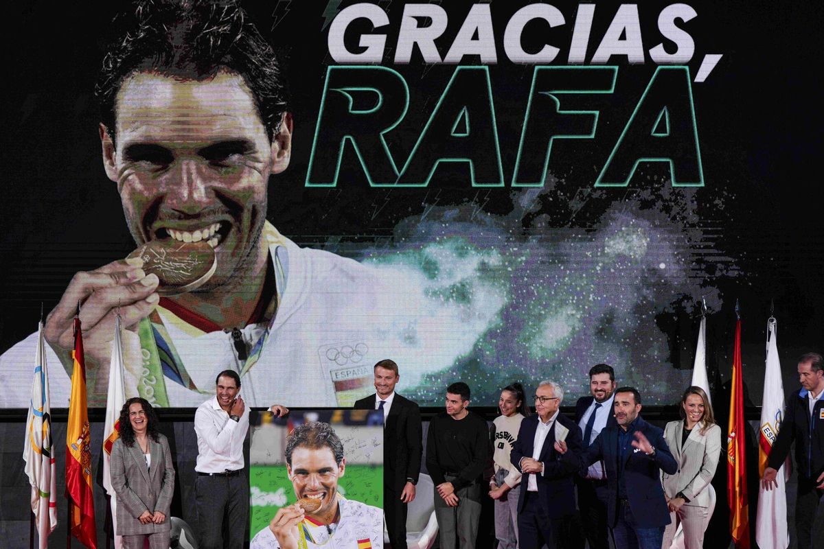 El COE homenajea a Rafa Nadal