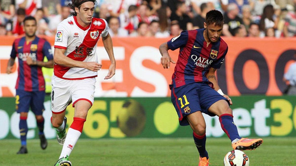 Baena, en el partido ante el Barça