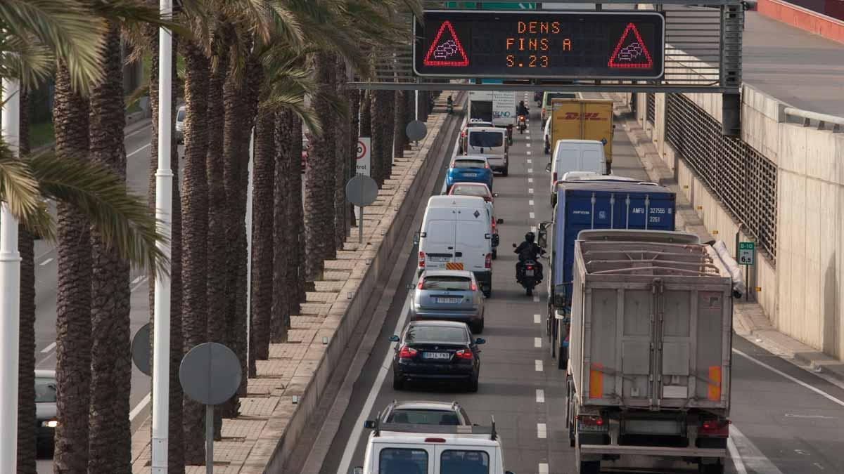 Tráfico en la Ronda Litoral