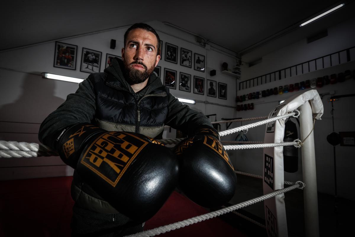 Sandor Martín, en el gimnasio barcelonés KO Verdun