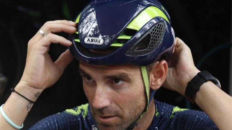 Alejandro Valverde corre en la Vuelta a España