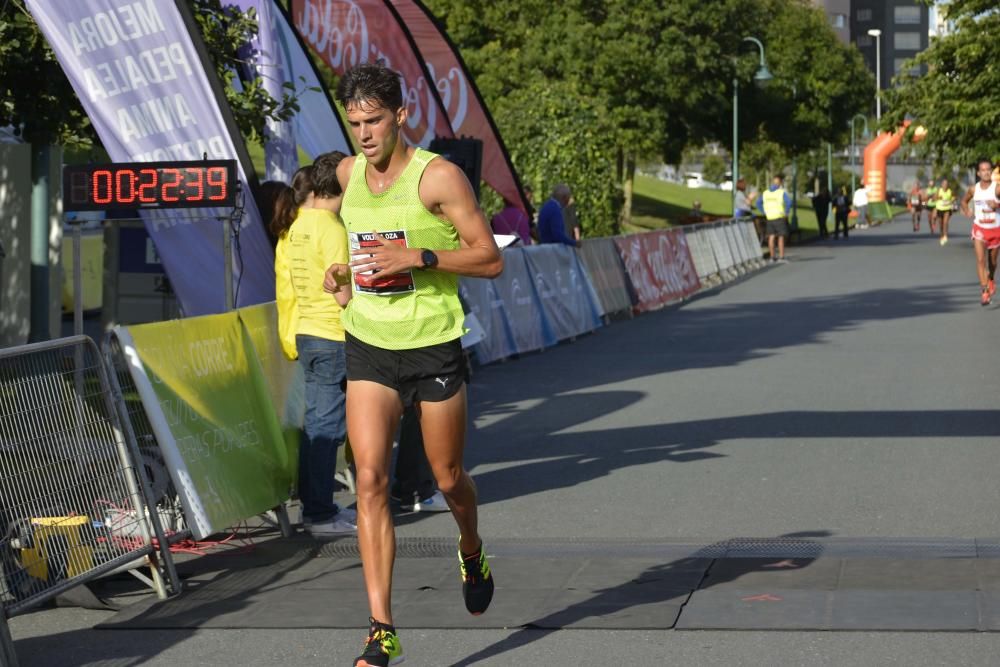 Abdelaziz Fatihi y Sofía Fernández se imponen en la carrera de San Pedro de Visma.