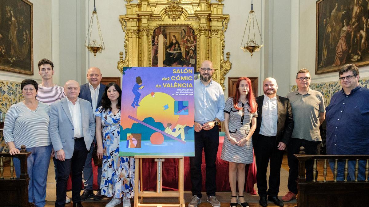 Presentación del Salón del cómic en La Nau