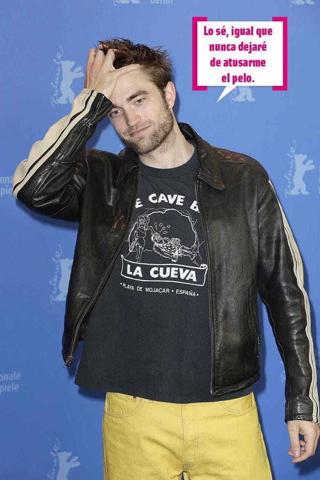 Robert Pattinson en la Berlinale con camiseta de Mojácar España