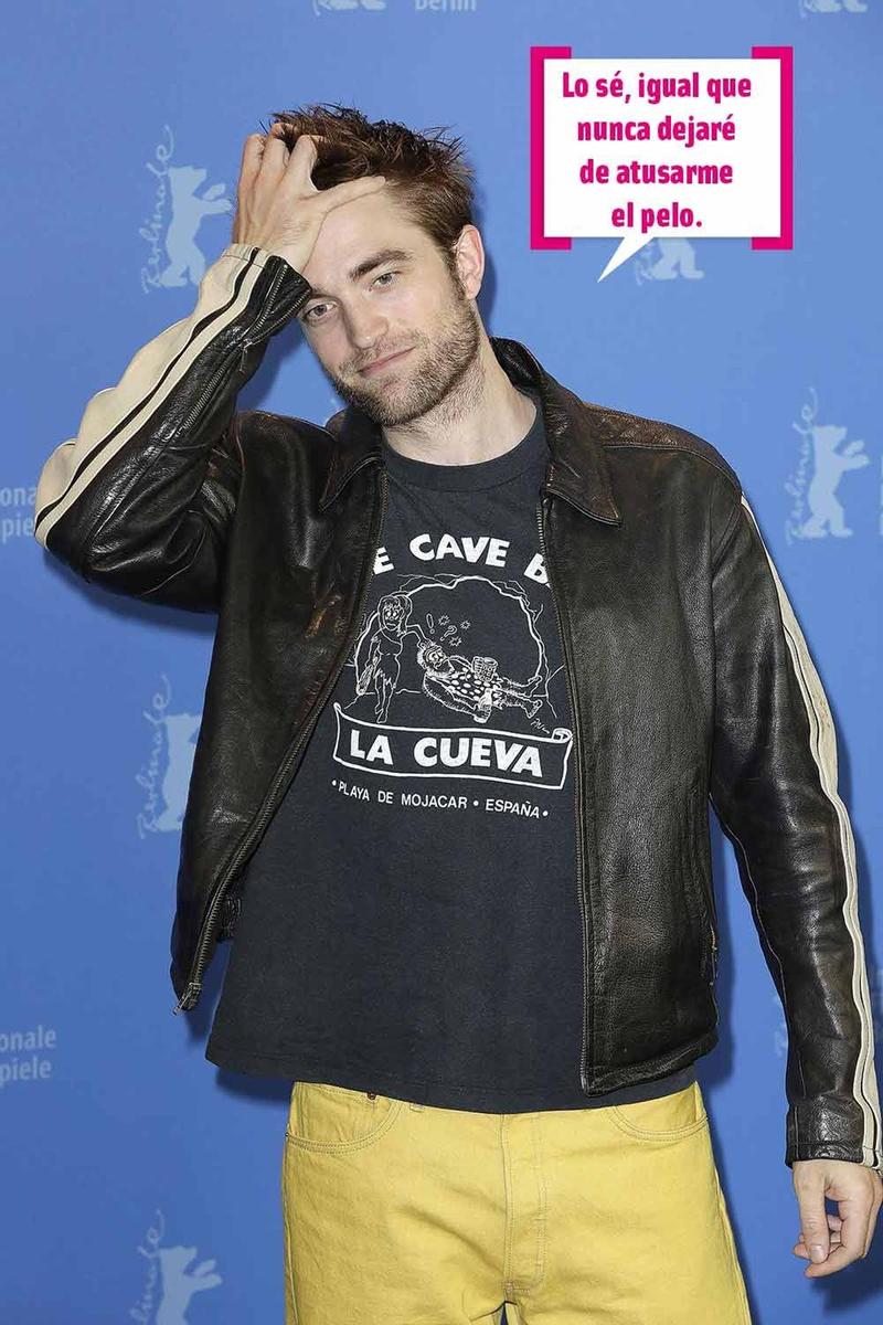 Robert Pattinson en la Berlinale con camiseta de Mojácar España