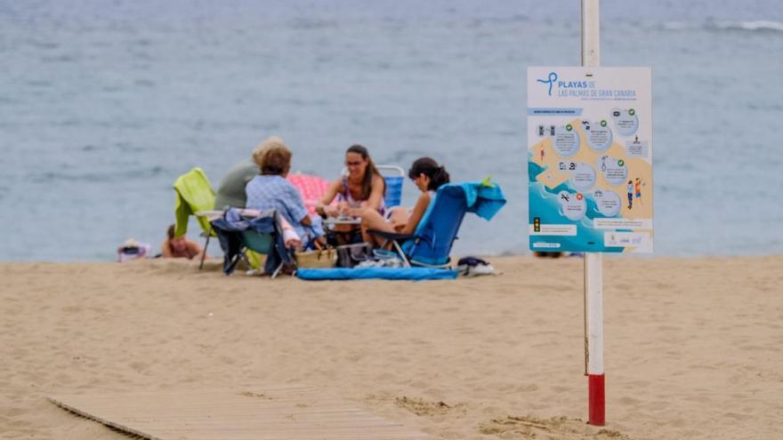 Prohibiciones en Playa de Las Canteras