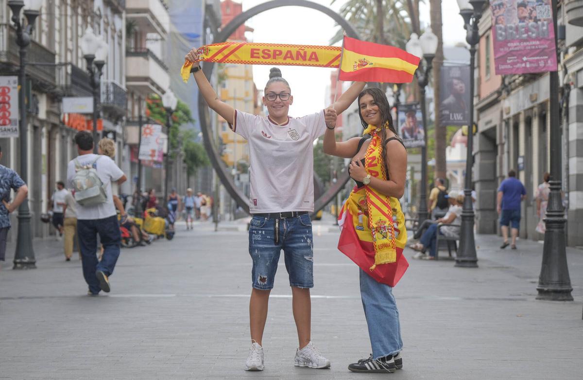 Ambiente previo a la final mundial de fútbol España-Argentina Ambiente previo a la final mundial de fútbol España-Argentina