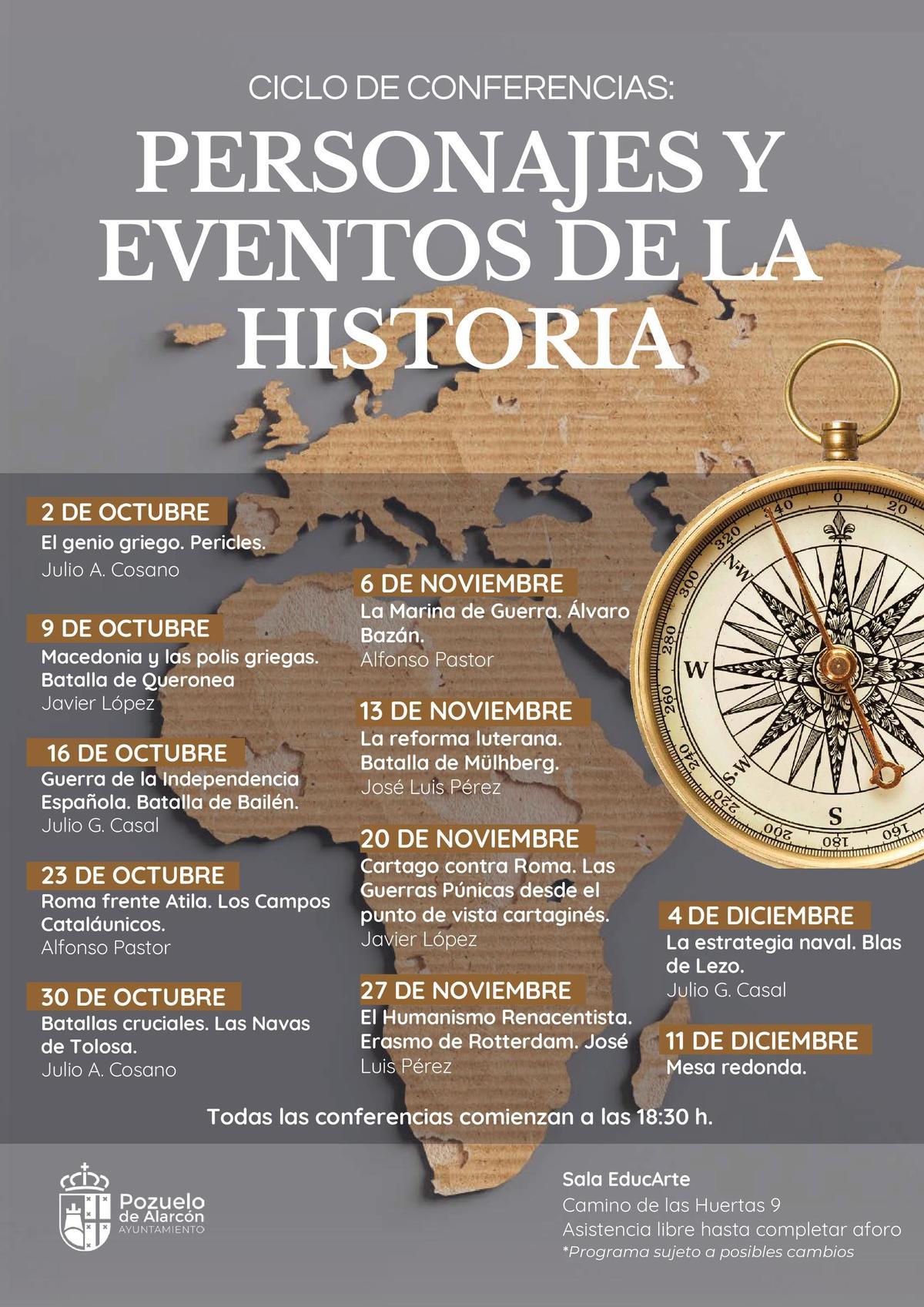 Conferencias sobre la historia en Pozuelo de Alarcón