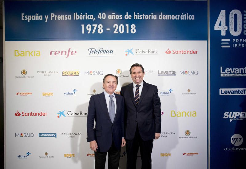 Photocall de la gala del 40 aniversario de Prensa Ibérica en Levante-EMV