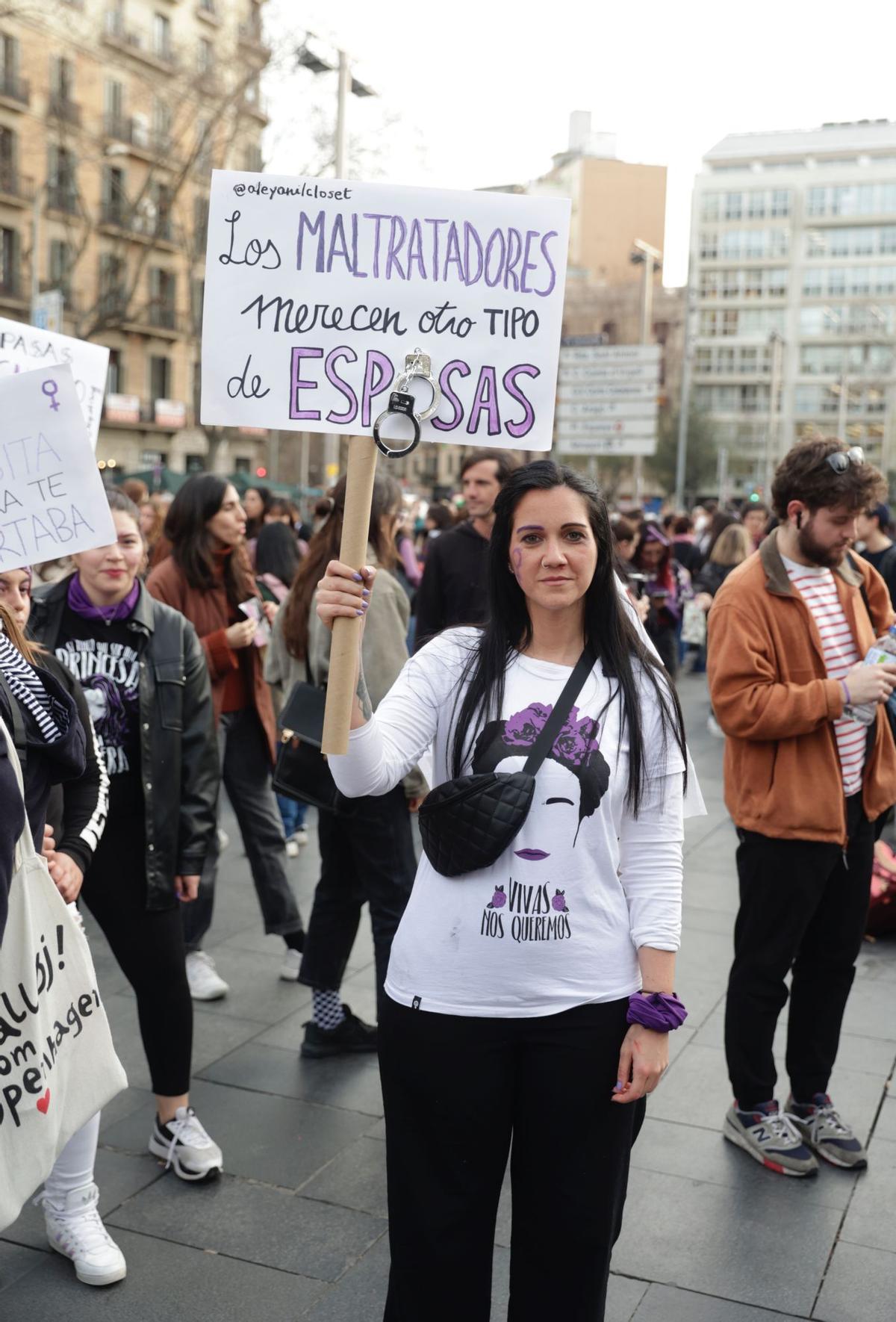 Manifestación del 8-M en Barcelona