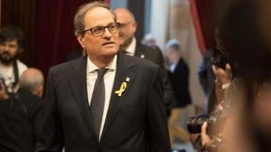 Torra serà investit avui nou president de la Generalitat.