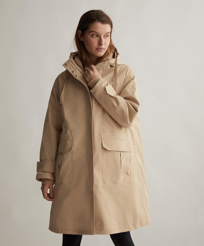 Parka oversize 2 en 1, de Oysho (89,99 euros)