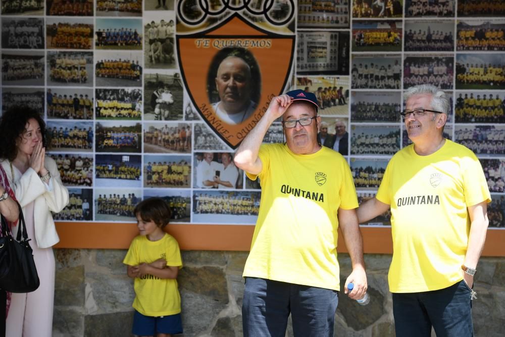 Homenaje del fútbol coruñés a Manuel Quintana