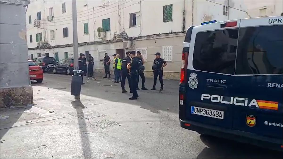 La Policía toma esta mañana la barriada de Corea, en Palma