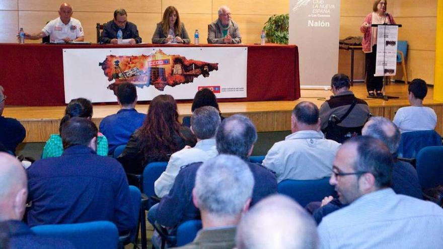 El acto organizado por Comisiones Obreras en La Felguera.