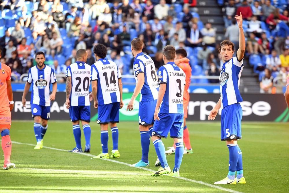 El Dépor golea a Las Palmas para cerrar la Liga