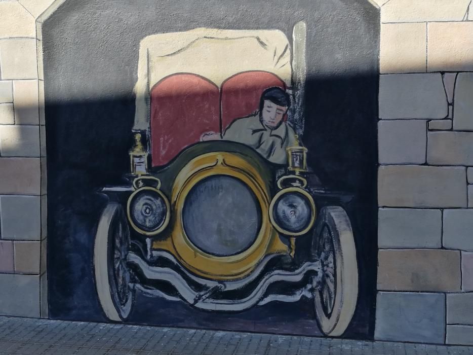 Mural de la plaça de la Vila de Navarcles