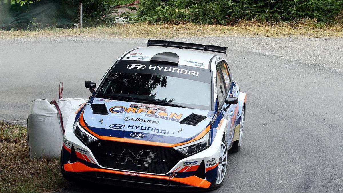 Hyundai i20N Rally2 de Surhayen Pernía y Alba Sánchez. 