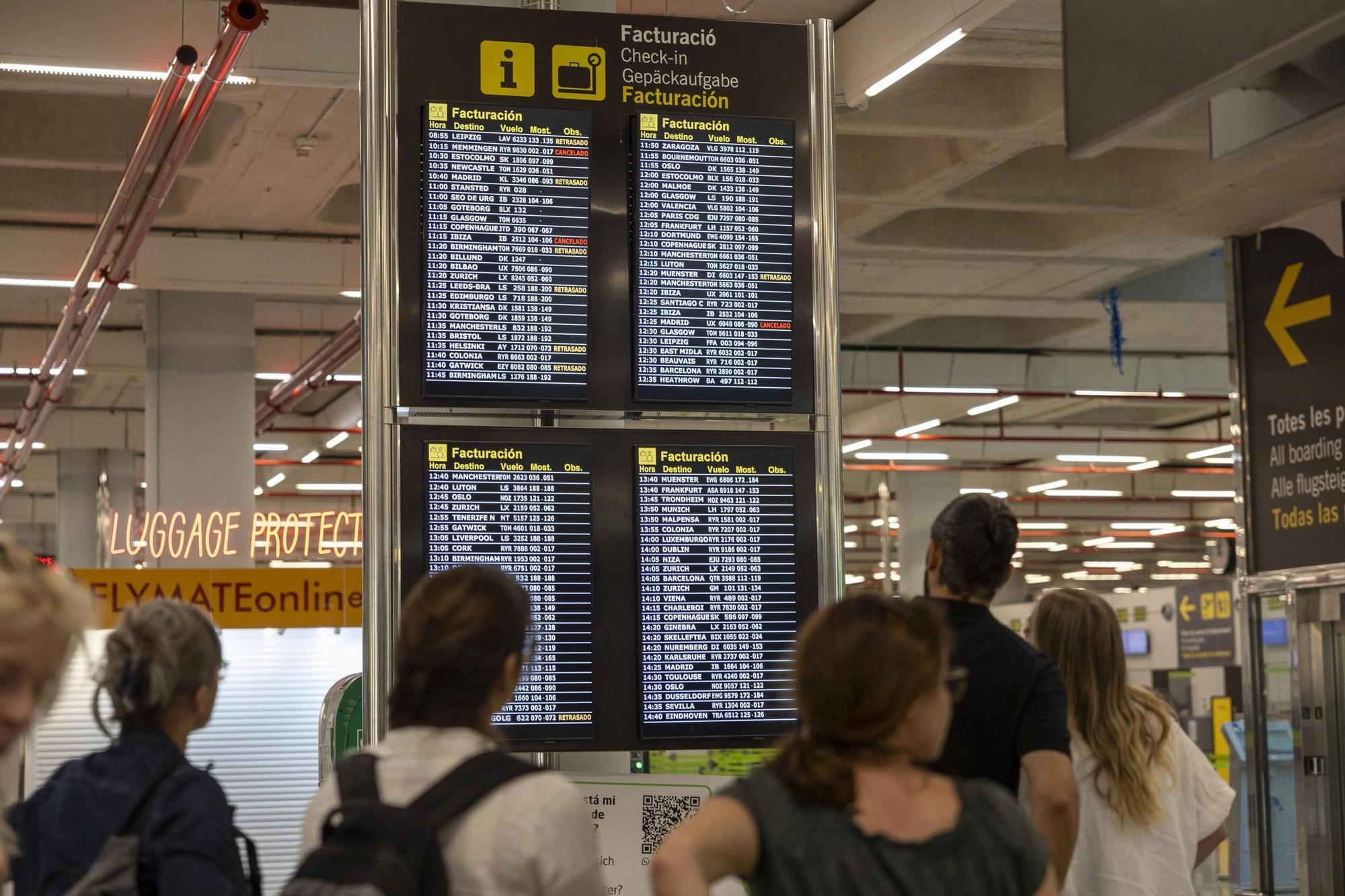 El aeropuerto de Mallorca opera más de 3.000 vuelos durante el puente de mayo