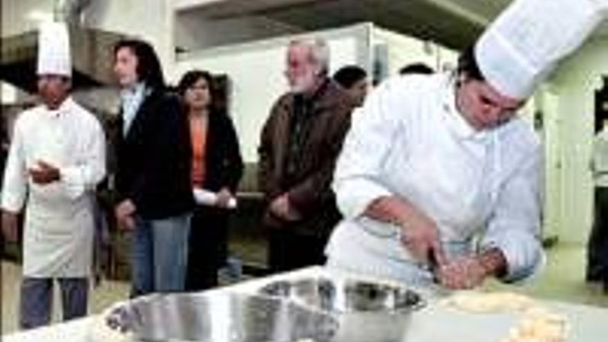 La escuela de cocina acogerá más cursos gracias a obras de reforma