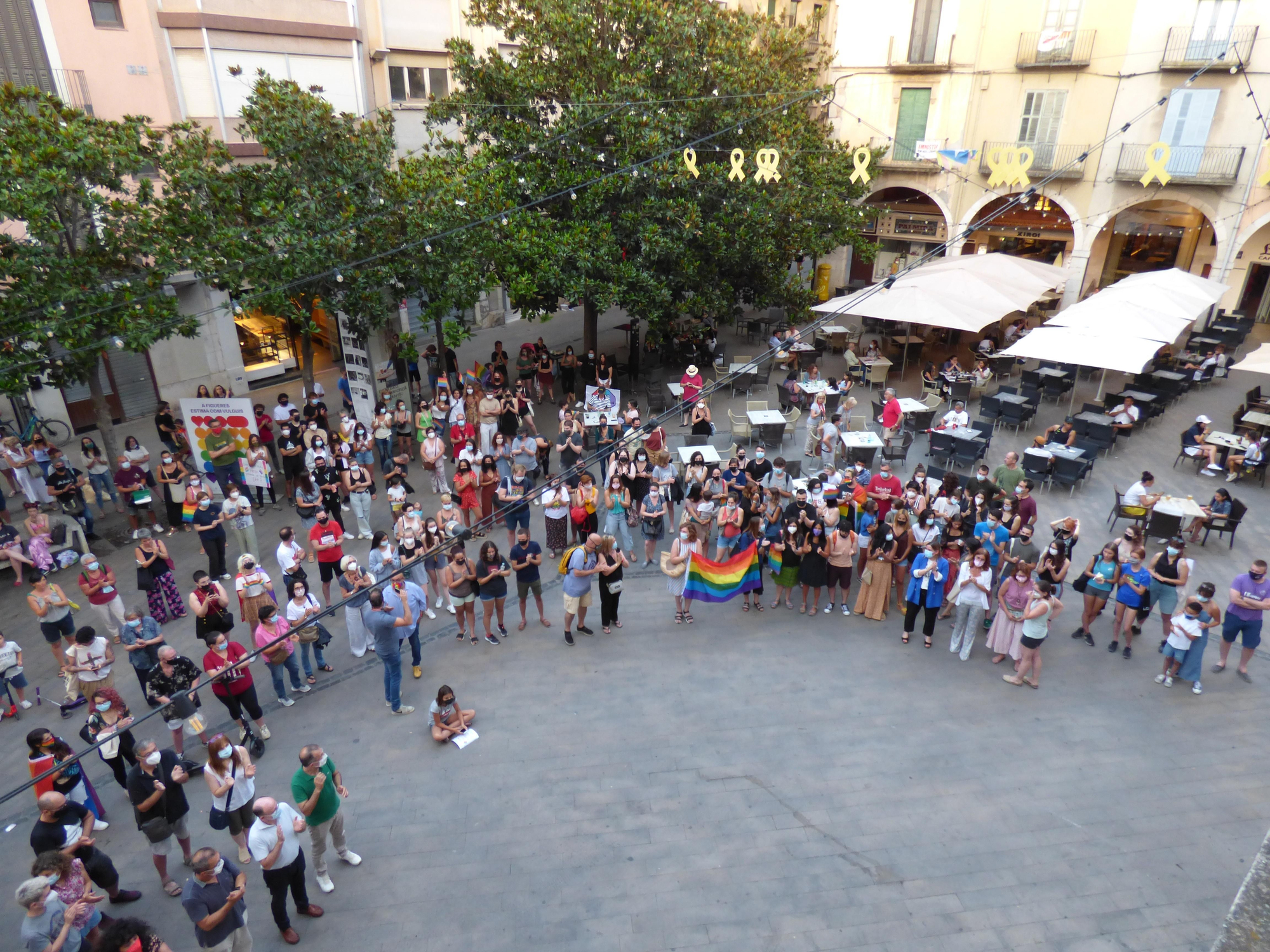 Concentració #justíciaperaSamuel a Figueres