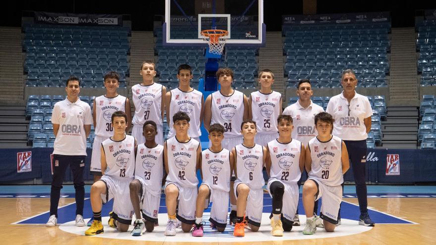 El equipo infantil del Obradoiro buscará el billete para la Minicopa Endesa que se disputará en Málaga
