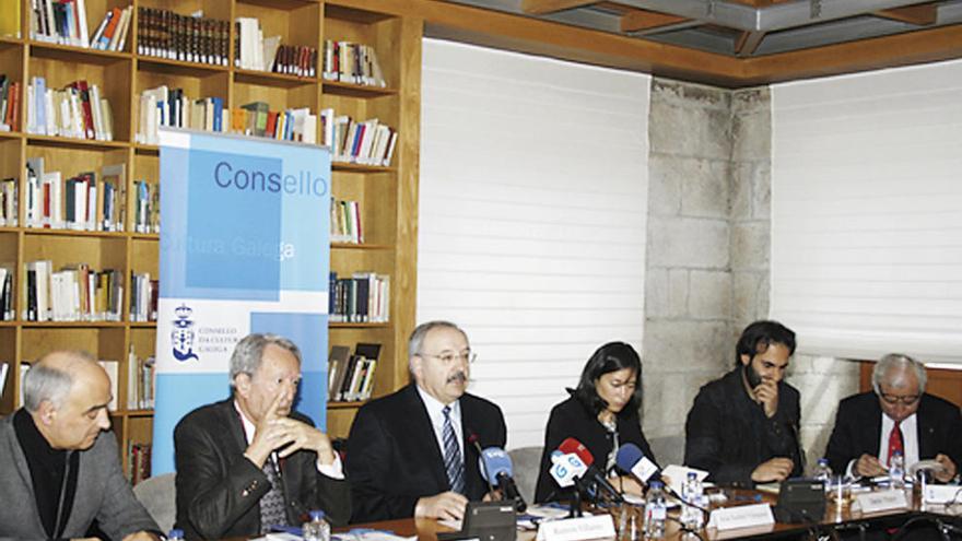 Un momento de la presentación de la reedición de "Os nenos". // FdV