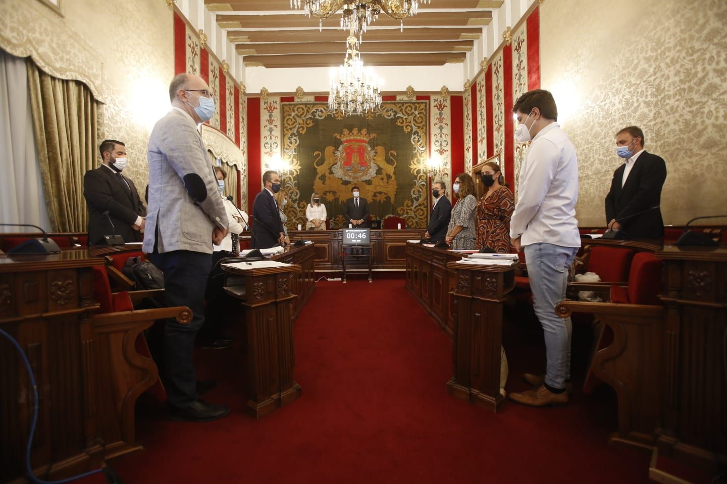 Pleno semi presencial del Ayuntamiento de Alicante