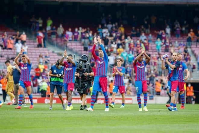 Las mejores imágenes del Barça - Levante: Ansu Fati, Depay, de Jong, Gavi, Nico...