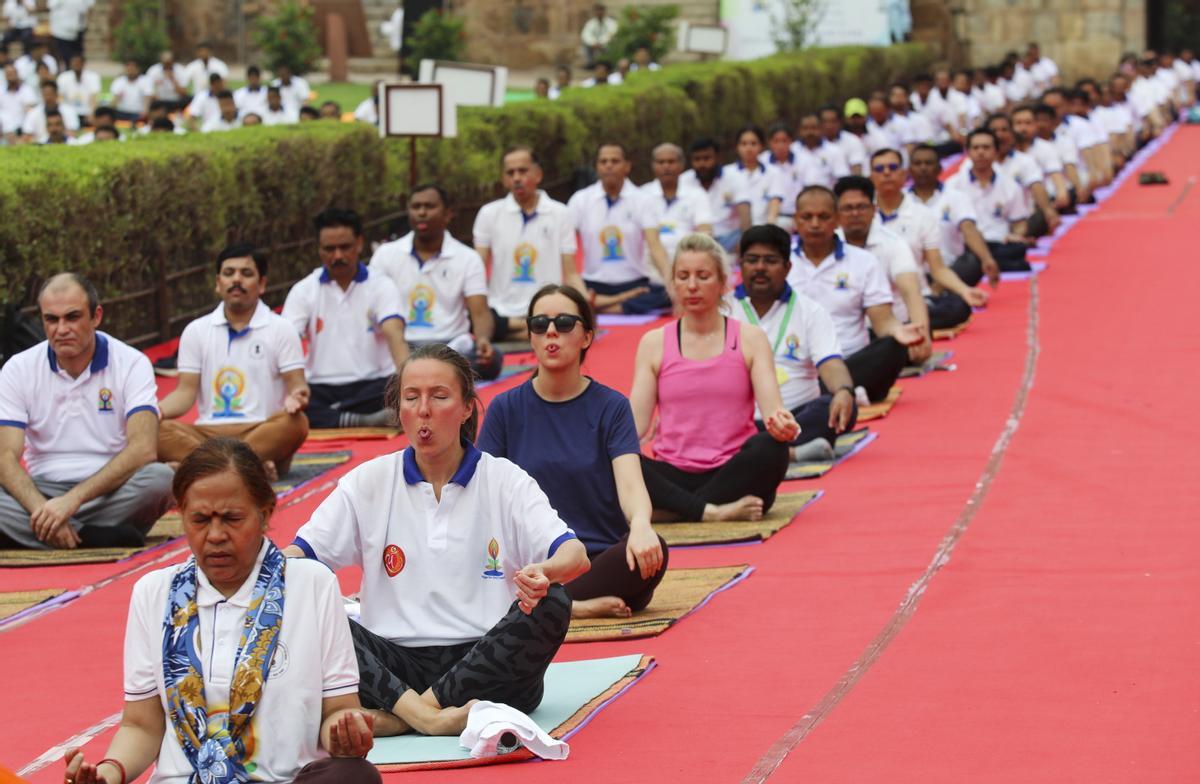 Día Internacional del Yoga en la India