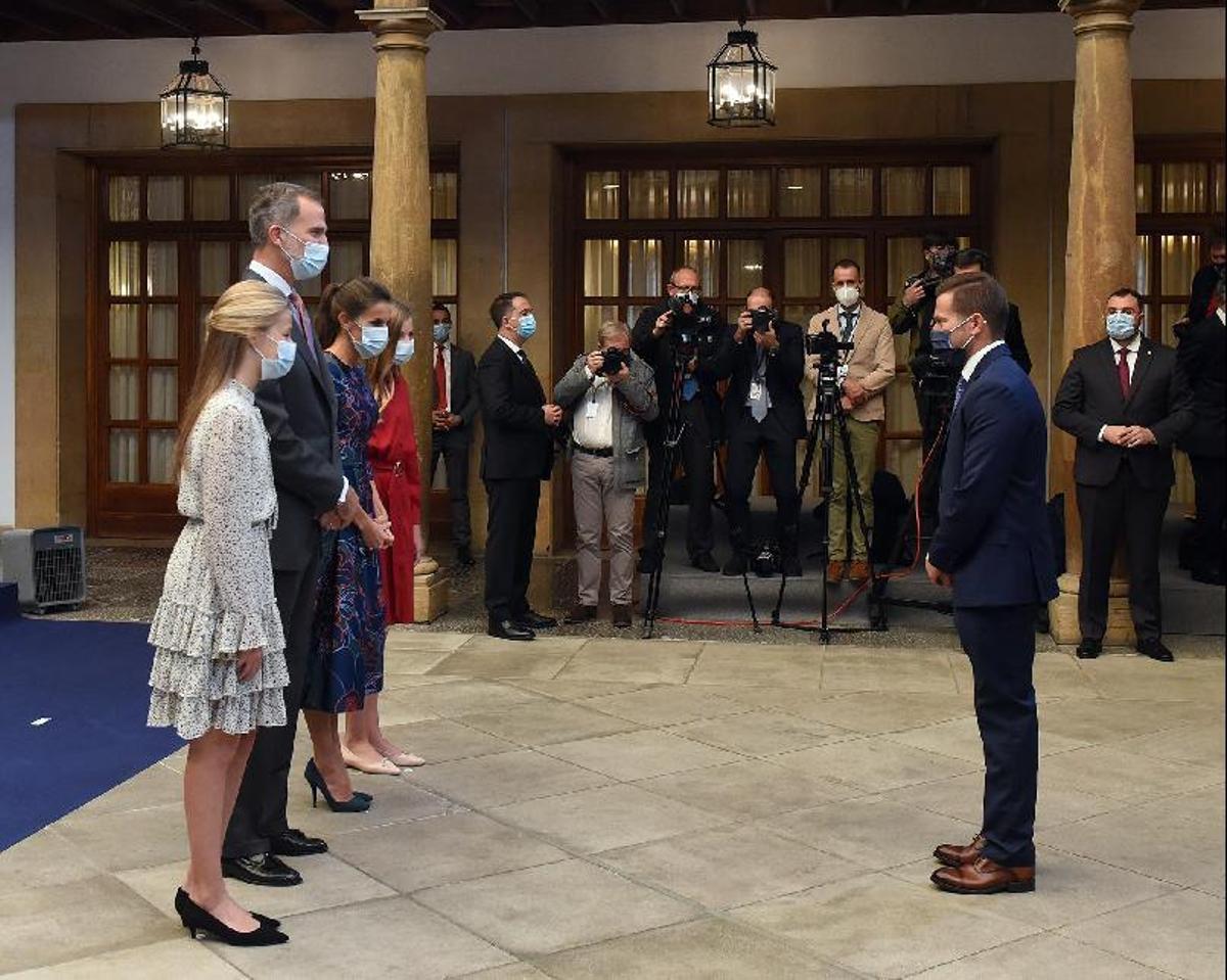 Premios Princesa de Asturias 2020 | Los Reyes reciben a los premiados en el hotel de la Reconquista Premios Princesa de Asturias 2020 | Los Reyes reciben a los premiados en el hotel de la Reconquista