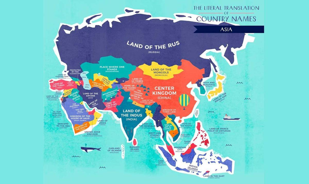 Mapa de Asia