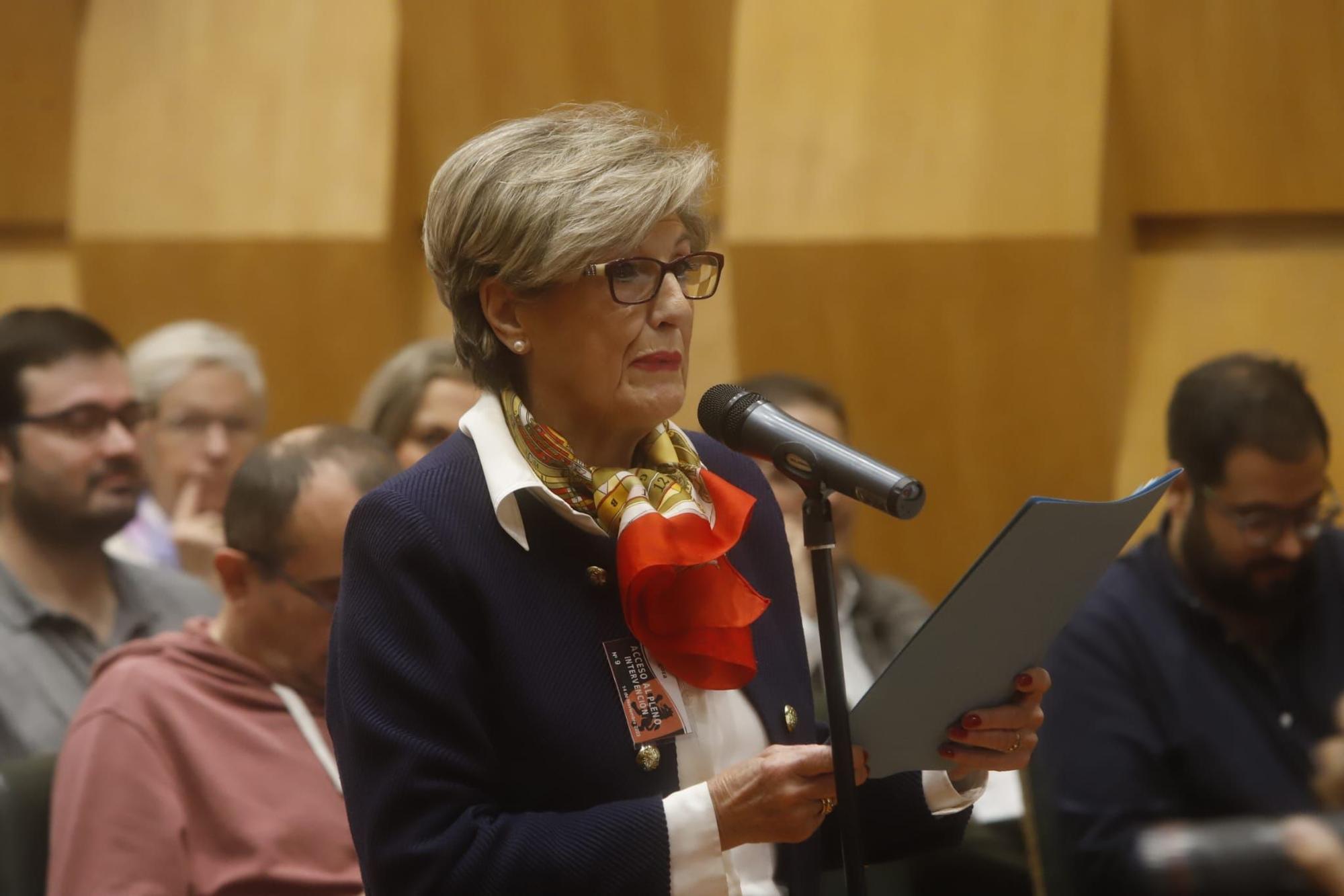 Pleno en el Ayuntamiento de Zaragoza con protesta contra la Ley de Amnistía y Pedro Sánchez