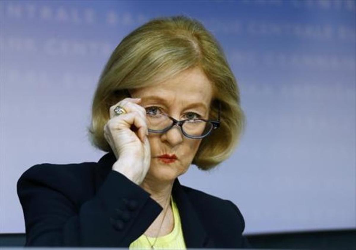 Danièle Nouy, jefa del Consejo de Supervisión del BCE. Danièle Nouy, jefa del Consejo de Supervisión del BCE.