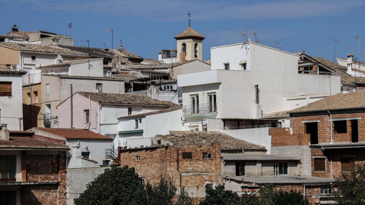 Vista de Quatretondeta, en la comarca de El Comtat.