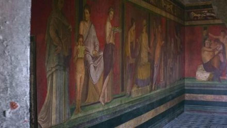 La lección de los frescos de Pompeya