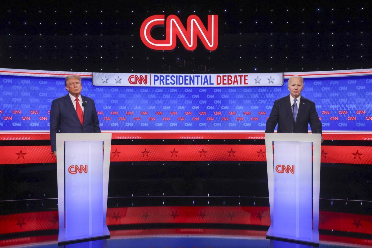 First 2024 presidential debate between US President Joe Biden and former US President Donald J. Trump