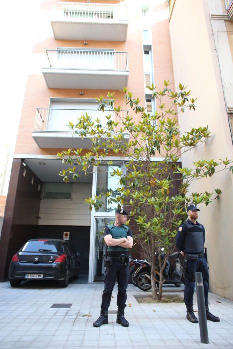 Escorcoll policial del domicili que Sandro Rosell té a Barcelona