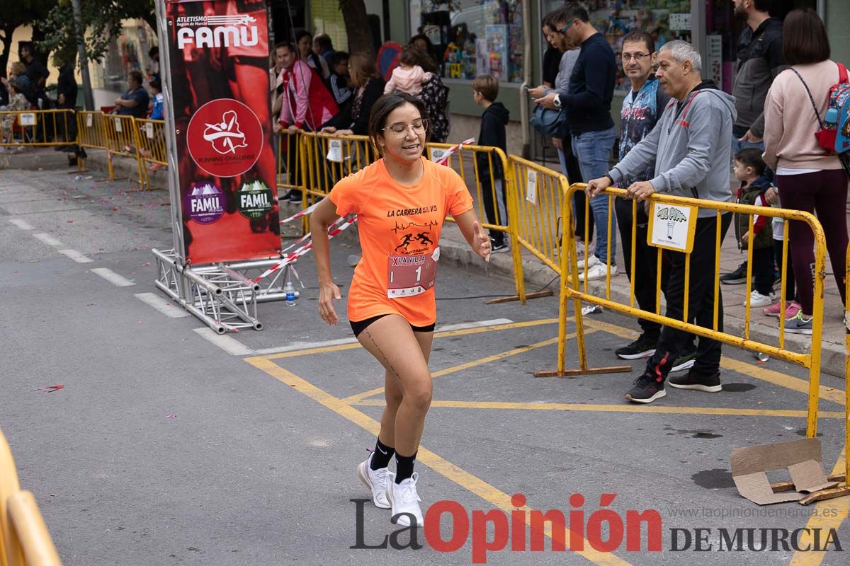 Carrera Popular Urbana y de la Mujer de Moratalla ‘La Villa, premio Marín Giménez (paso primera vuelta)