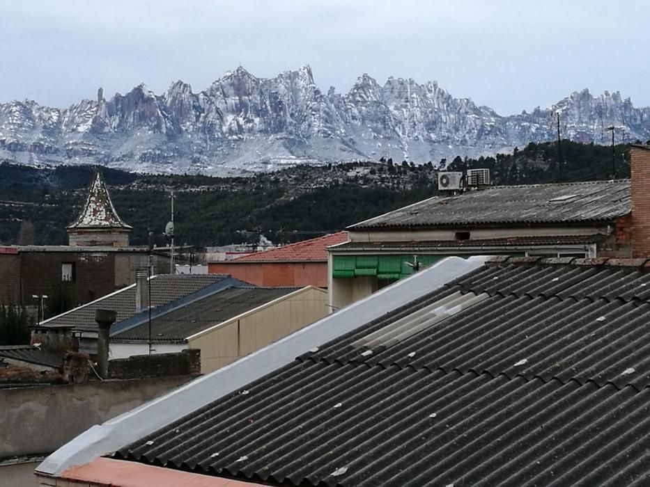 La neu enfarina el Bages i el Moianès