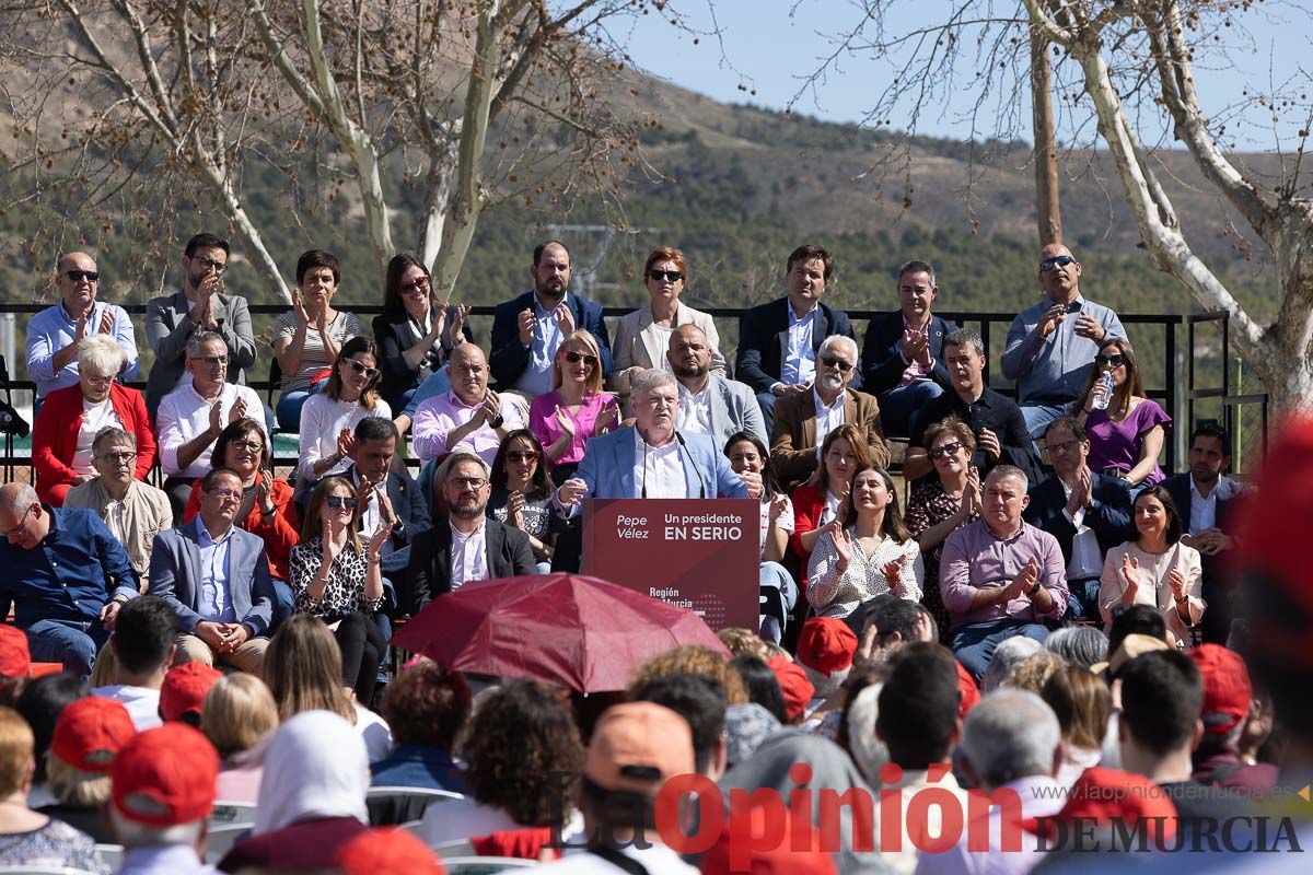 Presentación de José Vélez como candidato del PSOE a la presidencia de la Comunidad