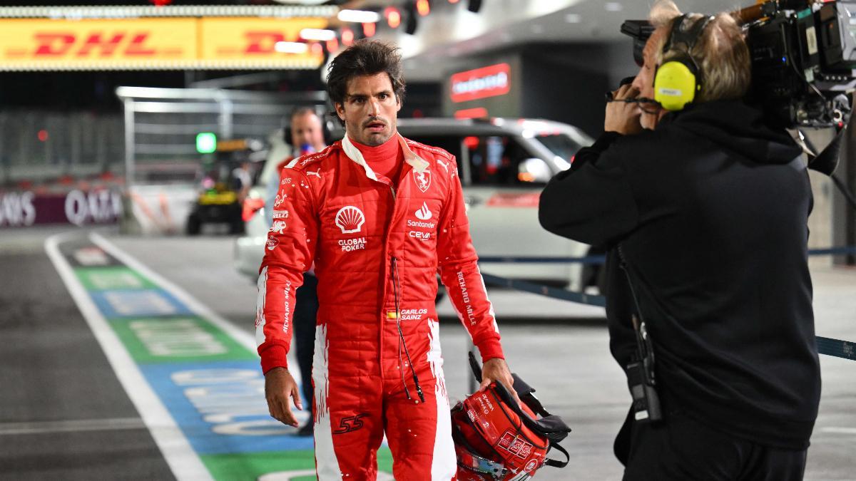 Carlos Sainz se ha llevado un gran susto en Las Vegas