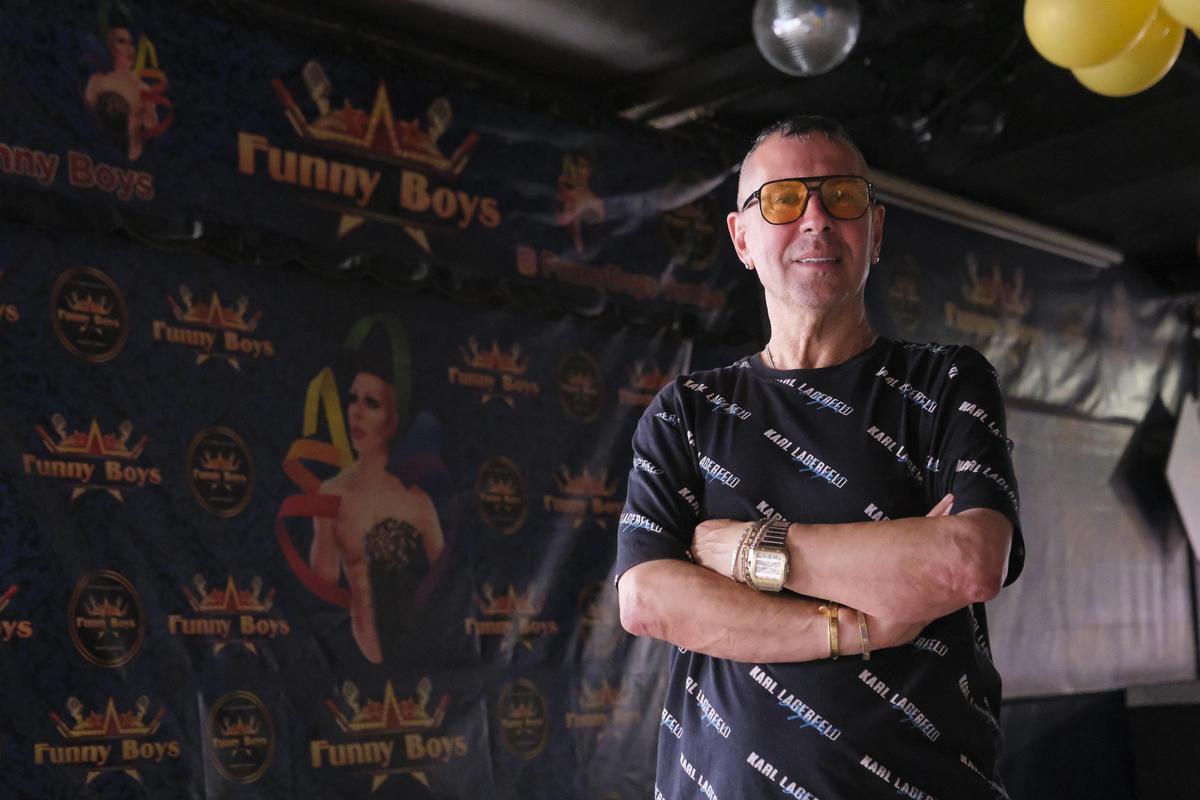 Fidel Rodríguez, dueño del local Funny Boys en El Yumbo.