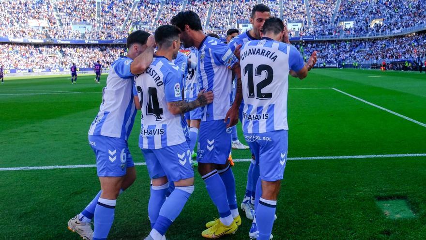 El Málaga CF, líder de la Liga en las últimas 5 jornadas