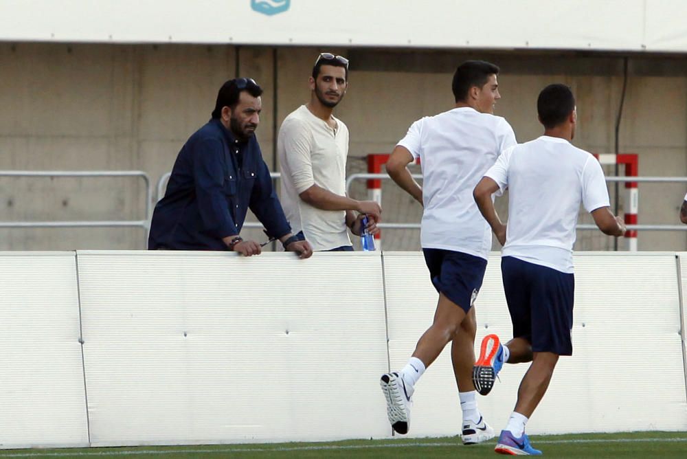 Primer entrenamiento del Málaga CF 2016/17